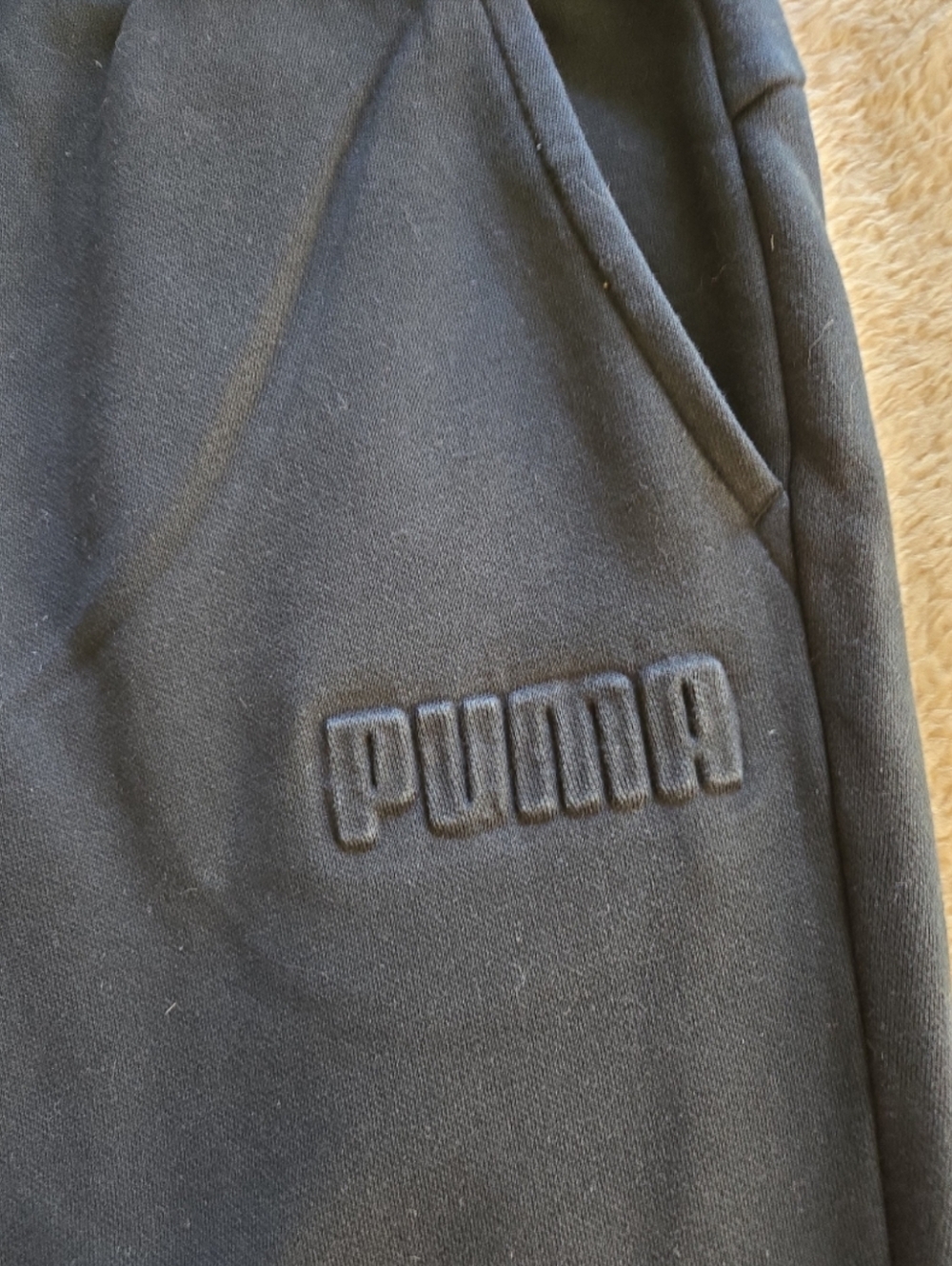 Black PUMA Sweatpants M - Picture 4 of 9